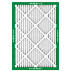 Filterbuy 24x30x1 Air Filter MERV 8 Essential Dust & Allergy Defense (2-Pack), Electrostatic Pleated HVAC AC Furnace Filters Replacement, Made in USA (Actual Size: 23.88 x 29.88 x 0.75)