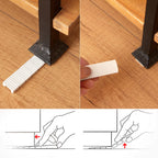 ZZJMCH 12 Pack White Multi Purpose Furniture Plastic Shims for Leveling Extreme Weight Capacity Wedges Easy to Snap Cut-to-fit Size Leveler for Toilet Shims, Doors, Windows, Sheds, Table