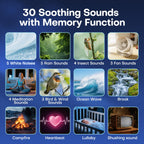 LED Aurora Galaxy Projector Sensory Light Sound Machine Bluetooth Speaker
