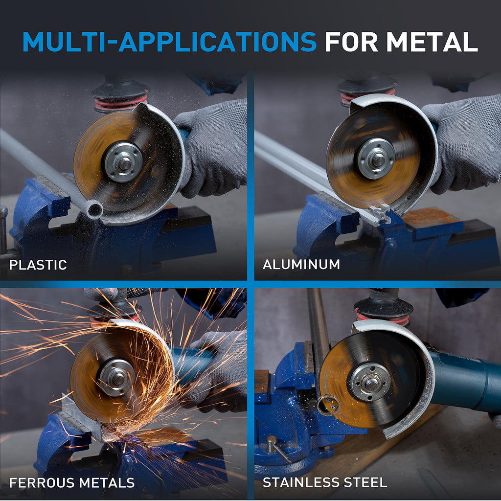 S SATC 4 1/2 Cut Off Wheel 50 PCS Cutting Wheels Angle Grinder Cutting Disc Ultra Thin Metal & Stainless Steel