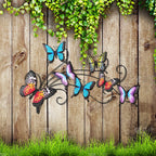 POXOHO Metal Butterflies Outdoor Decor, Indoor & Outdoor Decor, 22"×13.3"