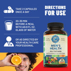 Whole World Wellness Mens Daily Multivitamin Multimineral Supplement for Energy, Focus, Stamina & Performance. Made for Men with 30+ Nutrients, Fruit & Energy Blend. Mens Vitamins, Made in The USA.