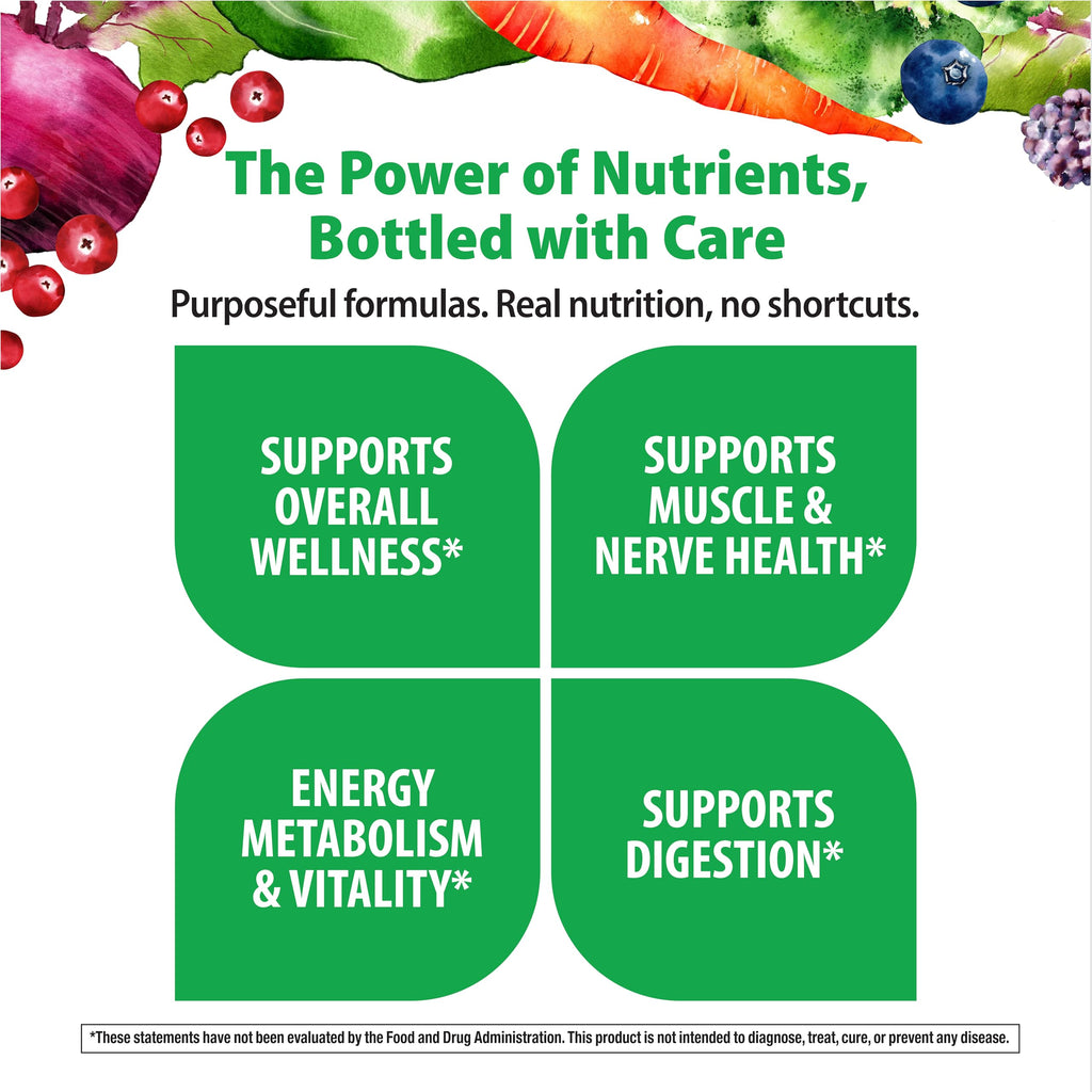 Rainbow Light Mens Multivitamin One + | 60 Caplets | Supports Energy & Antioxidant Health | with Real Food Nutrients, Digestive Enzymes & Probiotics