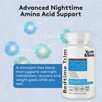 Youth & Tonic Bedtime Trim Weight Loss Pills, Nighttime Metabolism Support