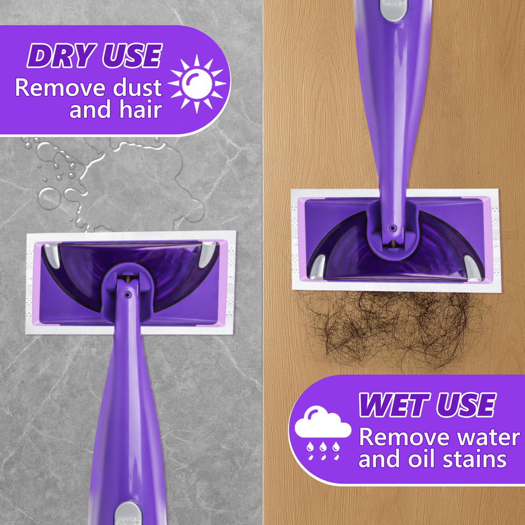 UMAYCOOL Disposable Mop Pads Refills for Swiffer WetJet Spray Mop - Wet Jet Refill Pads for All Purpose Multi Surface Hardwood Floor Cleaning - Thickened and Super Absorbent - 30 Count