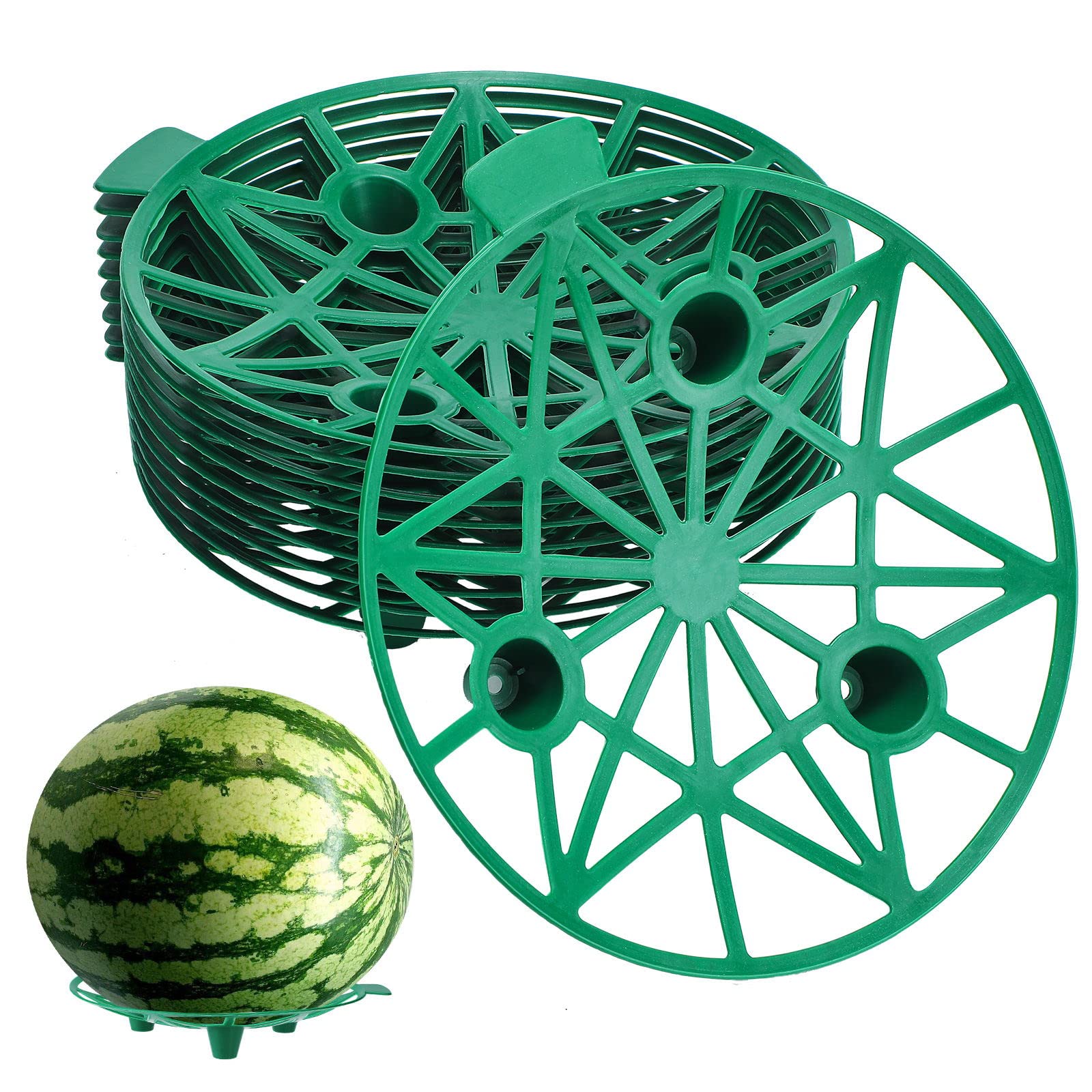 20 Pack Melon Cradle Plant Melon Supports Cages Cradles Trellis Garden Harvest Basket Protector for Watermelon, Cantaloupe, Pumpkins, Strawberries Avoid Ground Rot
