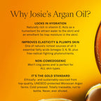 Josie Maran 100% Pure Argan Oil - Organic and Natural Oil that Nourishes, Conditions, and Heals (50ml/1.7oz), Multicolor