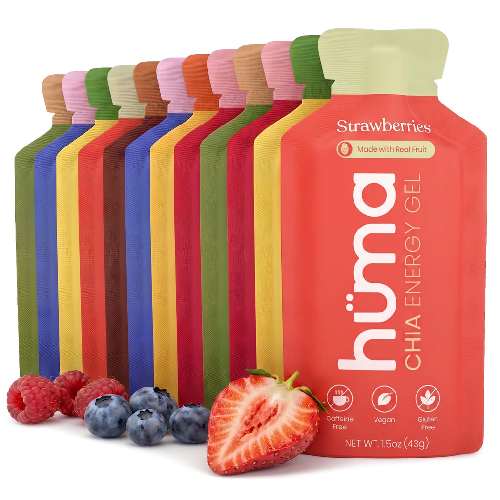 Huma Chia Energy Gel, Variety, 12 Gels