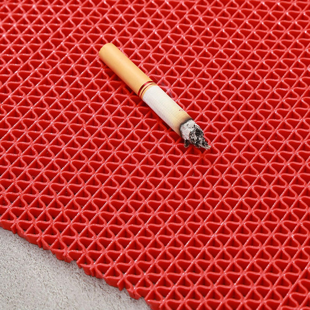Pool Mat Non Slip Drainage Floor Mats 3x10 Ft PVC Commercial Heavy Duty Anti Slip Anti-Fatigue Pads Bathroom Garage Restaurant Patio Basement Outdoor Indoor Door Rug Entrance Mat,Blue, 3×10ft/0.9*3M