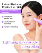 THESAEM Iceland Eye Stick Bundle - 3 Pack (Collagen + Peptide + Hydrating) 0.38 oz Each - Complete Under Eye Treatment for Dark Circles, Puffiness & Wrinkles - Anti-Aging Cooling Balm with Niacinamide