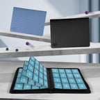 TCGUARD 16 Pockets Trading Card Zipper Binder for 1000+ Cards| Secure Side Loading Pockets | Trading Card Album Folder | Compatible with YuGiOh, MTG,Sports Cards (Black 16)