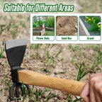 Hoe Garden Tool, Japanese Weeding Hoe - Hoe Cultivator 2 in 1 Hand Garden Tools for Gardening Planting