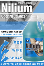 Nilium Water Soluble Odor Neutralizer concentrate by Nilodor, Original, 1 gallon, (128 WSO) 11.75" Height, 6" Width