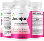 Monjarim Capsules - Official Monjarim Advanced Support Pills Premium Formula, All Natural Monjarin Supplement Vitamins for Overall Health & Wellness Reviews, 60 Capsules for 1 Month