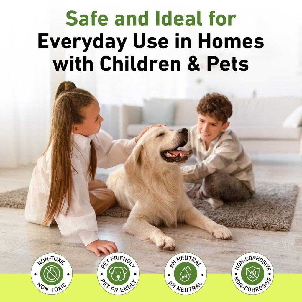 Creative Scents Multipurpose Enzyme Cleaner & Odor Remover | Super Concentrated for Floor, Carpet | Pet Urine Odor Eliminator | Enzymatic Cleaner for Cat Urine & Dog Poop | 1 Gallon - Lemon Breeze