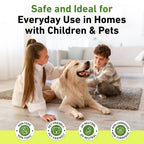 Creative Scents Multipurpose Enzyme Cleaner & Odor Remover | Super Concentrated for Floor, Carpet | Pet Urine Odor Eliminator | Enzymatic Cleaner for Cat Urine & Dog Poop | 1 Gallon - Lemon Breeze