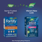 Nature's Way Women's Extra Strength(1) Fortify Probiotic 50B Cultures, Supports Digestive, Vaginal & Immune Health*, Plant-Based Prebiotic Fiber, Non-GMO Project Verified, 30 Capsules