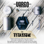 Vargo Titanium Dig Dig Tool | Compact Backpacking Trowel Shovel for Camping & Outdoor Activities | Light Weight Essential Multi Tool Shovel & Tent Stake for Hikers & Outdoor Survivors