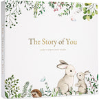 Keepsake Baby Memory Book – Timeless Gender Neutral First 5 Year Baby Book