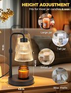 GODONLIF Candle Warmer Lamp with Timer, Birthday Gifts for Women Home Decor