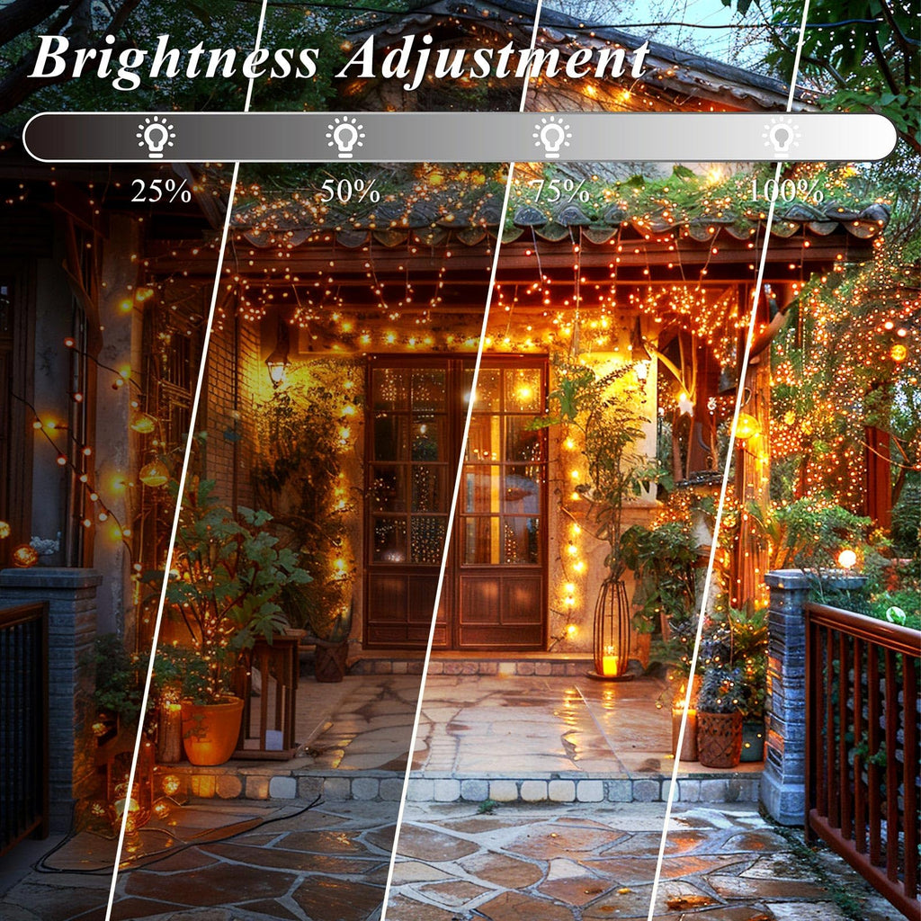 LitHome Color Changing Christmas String Lights Connectable, 66Ft 200 LED