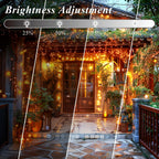 LitHome Color Changing Christmas String Lights Connectable, 66Ft 200 LED