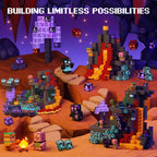 GobiDex 100PCS Magnetic Building Blocks Game-Based Build Magwonder Cave World with Magnet Construction Toys STEM Sensory Gift for Boys Girls Birthday