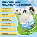 KEDISOM Grass-Fed Bovine Colostrum Supplement Powder - 60% High IgG 3000 mg for Gut Health, Immune Support - Easy to Mix Natural Liposomal Colostrum Superfood, Unflavored, 50 Servings