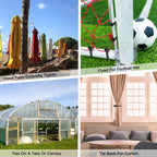Bungee Balls 12 inch,50 pcs Tarp Bungee with Balls for Canopy, Camping Tarp, Shelter,Cargo,Tent Poles UV Resistant