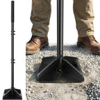 48" Handle Steel Tamper,8×8" Tamper Tool Landscaping