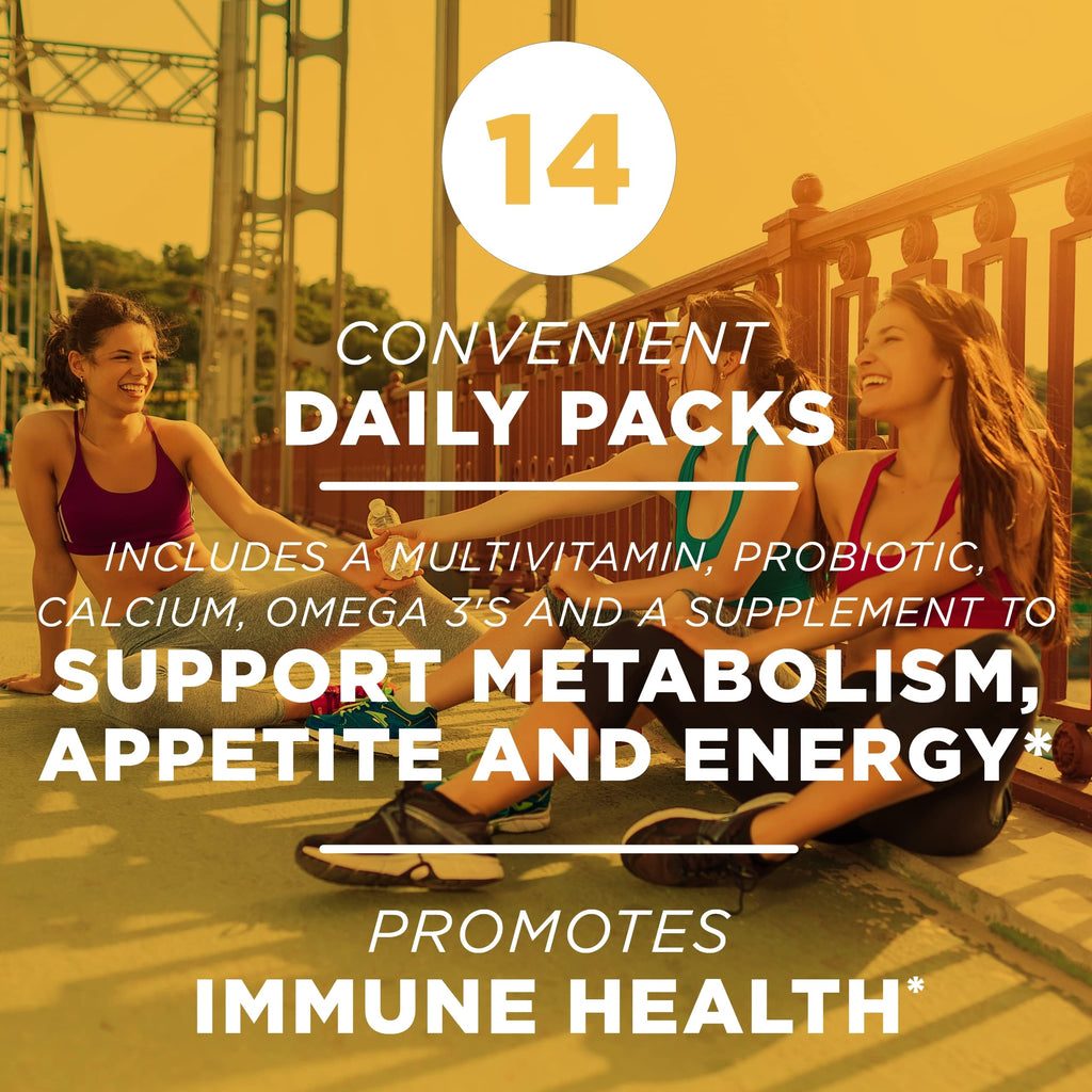 AdvoCare MNS Omni - Premium Dietary Supplement to Support Immune, Digestive & Cardiovascular Health* - Aids Healthy Hair, Nails & Skin* - Contains Vitamins & Probiotics - 14 Daily Strip Packs