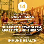 AdvoCare MNS Omni - Premium Dietary Supplement to Support Immune, Digestive & Cardiovascular Health* - Aids Healthy Hair, Nails & Skin* - Contains Vitamins & Probiotics - 14 Daily Strip Packs