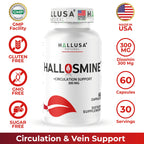 Hallusa Natural Diosmin Circulation - Support for Circulation and Veins - DIOSMIN - DIOSMINE- DIOSMINA - Circulation & Vein Support Supplement