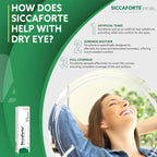 Siccaforte | Intensive Dry Eye Gel with Carbomer | Smooth, Moisturizing for Fresh Eyes | Soothing and Sore Eyes | Comfortable for Day Time Use