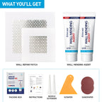 BONCART Spackle Wall Repair Kit, Drywall Repair Patch Kit,Wall Mending Agent Putty,Wall Repair Paste Plaster for Wall Crack/Nail Hole,Wall Repair Patch Kit with Scraper/Sandpaper
