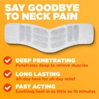 ThermaCare Heat Wraps for Neck & Shoulder Pain Relief – Portable Adhesive Heating Pads with 16-Hour Therapeutic Heat – Drug-Free Muscle & Joint Soothing Patches – HSA/FSA Eligible, (Large, 11 Count)