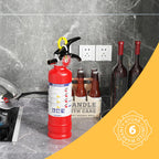 Ougist ABC Fire Extinguisher for Home & Vehicle - 2.5 lb 1-A:10-B:C Rated, Dry Chemical Fire Safety with Quick-Release Handle, Certified for Kitchen/Car/Boat Use-Model FF1KG-2Pack