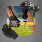 Mechanix Wear Original Work Gloves - Multi-Purpose Outdoor Work Gloves - Secure Fit - Durable & Machine Washable - Breathable & Comfortable - X-Large - Black