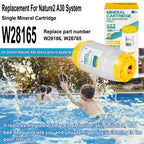W28165 Mineral Cartridge Replacement Part Fit for Zodiac Nature2 A30 Cartridge, for Zodiac Nature 2 Above Ground A Vessels, for Pools Up to 30K Gallons (Except Limited), 2 Holes of Buttom
