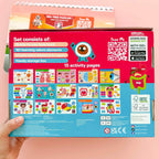 QUOKKA Human Body Busy Books for Kids Ages 4-8 - Fun Human Anatomy Activities for Kids Learning at Home or Classrooms - My Preschool Montessory Busy Book for Toddlers 3-5 I Comes Fully Assembled