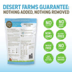 Desert Farms Organic Whole Camel Milk Powder Certified PALEO and KETO Allergen Free Non-GMO Easy to Mix Powder Milk - Excellent Replacement For Goat and Soy Milk - Packaged In The USA (200 Grams)