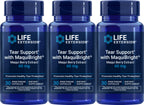Life Extension Tear Support with MaquiBright 60 mg, 30 Vegetarian Capsules (Pack of 3)