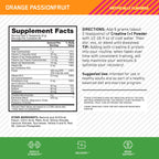 Optimum Nutrition Creatine Monohydrate Plus Powder, Orange Passionfruit Flavored Creatine Performance Blend With Electrolytes for Hydration, Added Vitamins, 80 Servings, 720 Grams (Packaging May Vary)