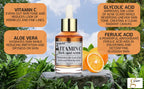 Neogold Brightening Vitamin C Face Serum Anti Aging Eye Serum | Fragrance Free Potent Vitamin C Face Moisturizer Facial Serum For Women, Acne, Dark Spot Treatment, Wrinkles, Uneven Skin Tone, 2 Fl Oz