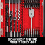CRAFTSMAN Drill Bit Set 60 Pieces, Impact Driver and Screwdriver Bit Set , Includes Nut Drivers (CMAF1260)