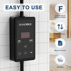 GANDONE Dual Spa Water Heater, Portable Hot Tub Immersion Water Heater Cast Aluminum Submergible mit Temperature Sensor and Digital Display for Bathtub