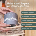 Betterway Bamboo Toilet Paper 3 Ply - Sustainable Toilet Tissue - 24 Long-Lasting Rolls & 360 Sheets Per Roll - Septic Safe - Organic, Plastic & PFAS Free - FSC Certified