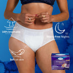 Tena Sensitive Care Overnight Incontinence Underwear for Women, Bladder Control and Postpartum, Small/Medium, 80 Count (Waist Size: 25in-35in)