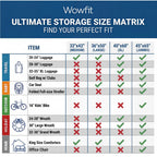 Wowfit Giant Large Plastic Bags for Furniture, Chairs, 45x65, 5 CT, 3 Mil