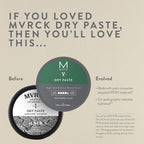 MITCH by Paul Mitchell Dry Paste Texture Clay for Men, High Hold, Ultra-Matte Finish, For All Hair Types, 3 oz